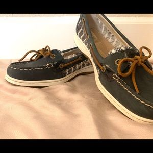 Sperry Angelfish Navy Breton Mesh Top-sider.